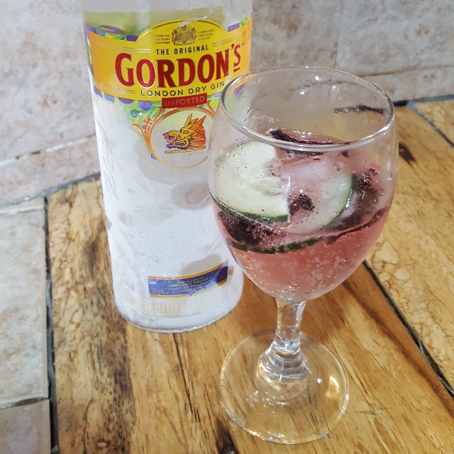 Gordon´s G&T on the drinks menu at Steel Horse